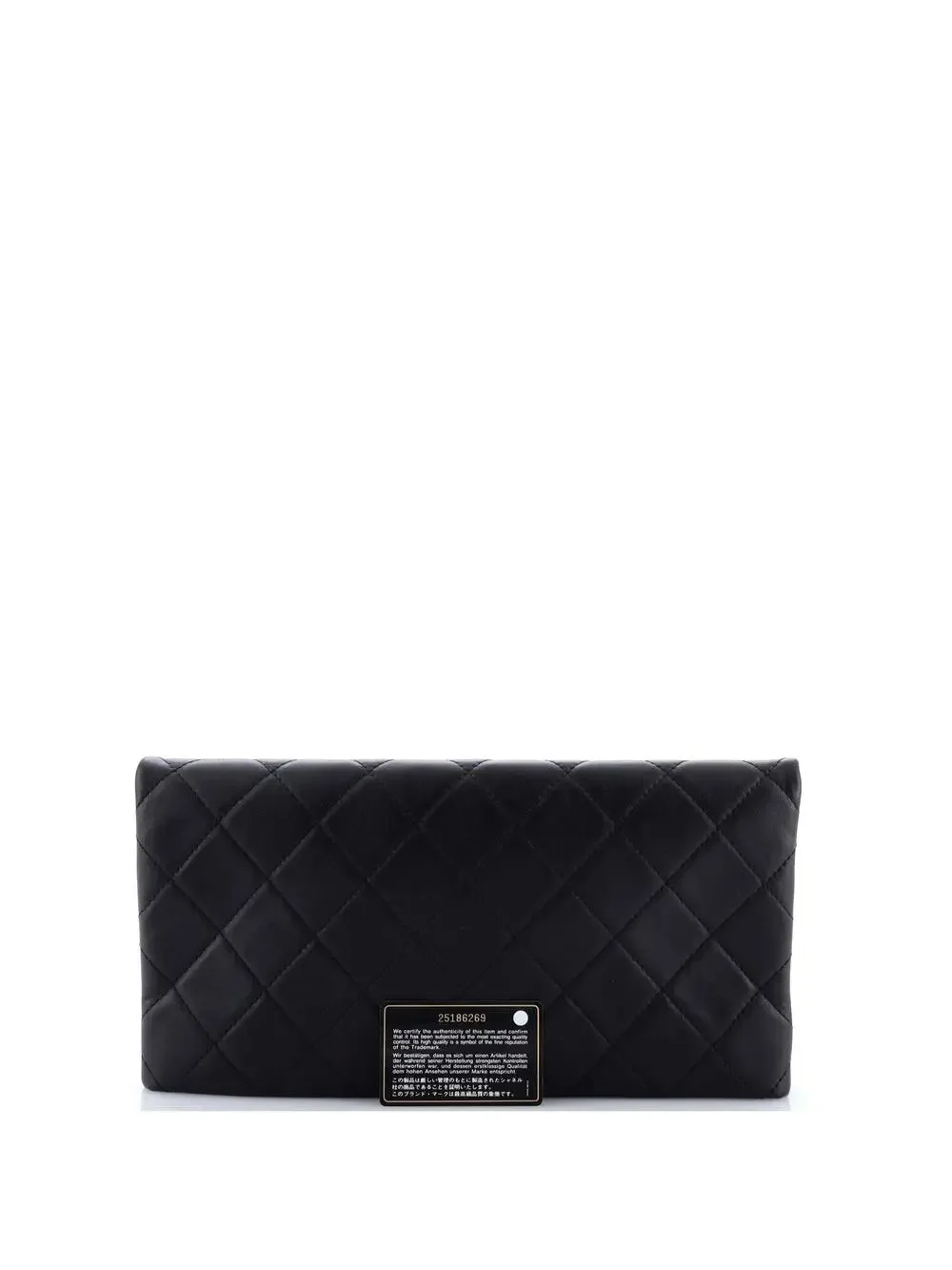 Chanel Cc Foldover Clutch Quilted #269885C32B